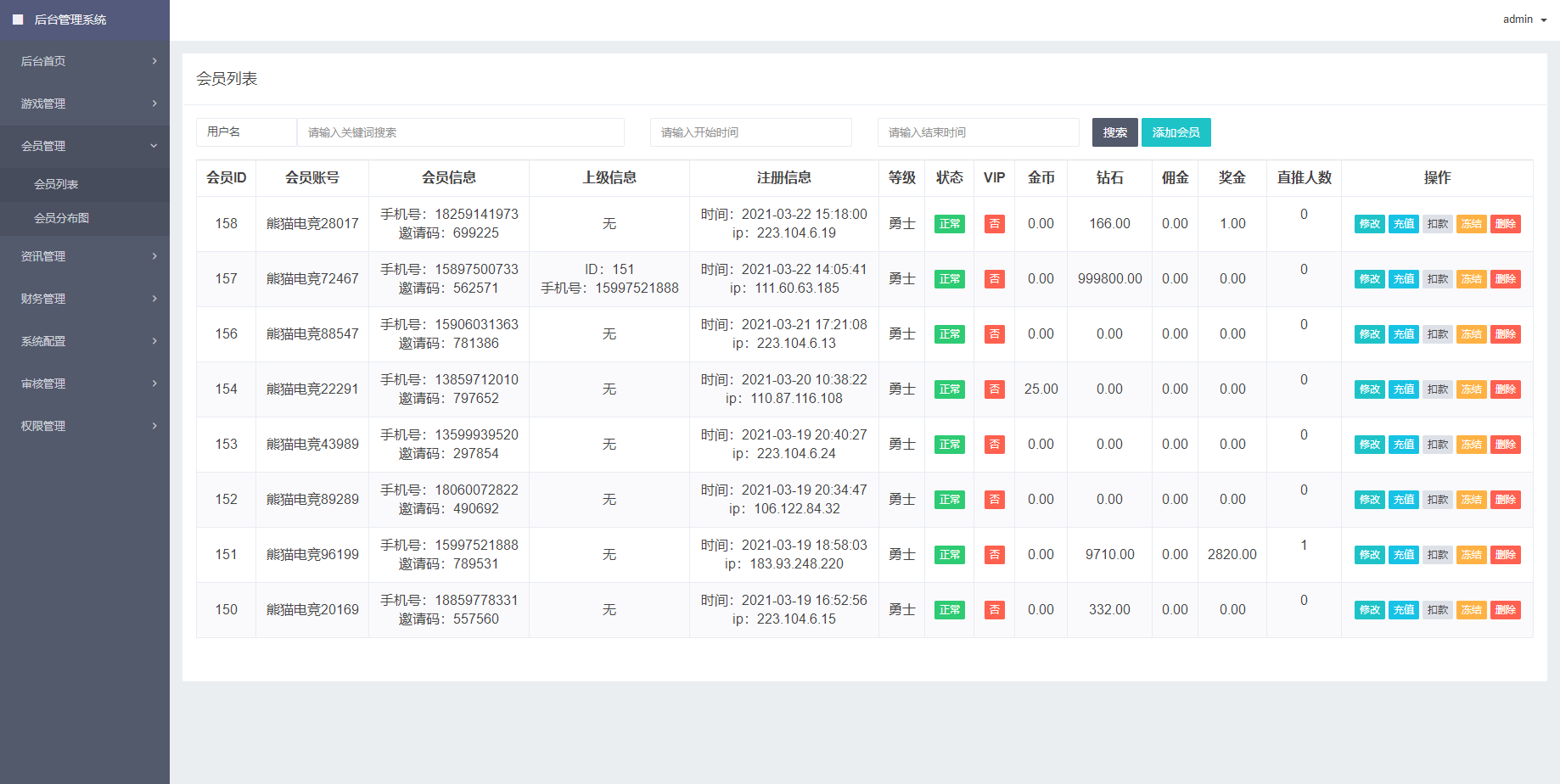 图片[3]-熊猫电竞赏金电竞系统源码 APP+H5双端 附搭建教程 支持运营级搭建-软件百科